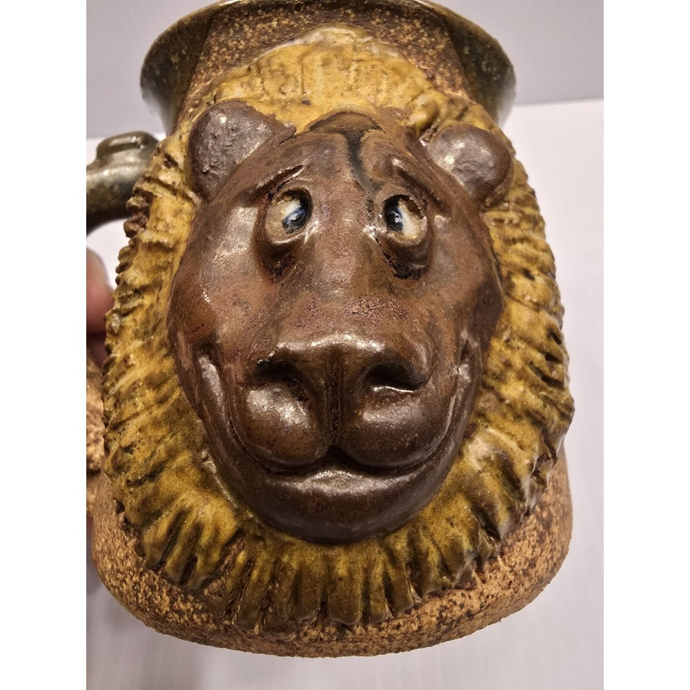 Stonewear Lion Coffee Mug, Leo, Royalty, Protector , Morning Cup Of Courage‎